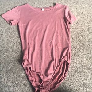 Pink bodysuit